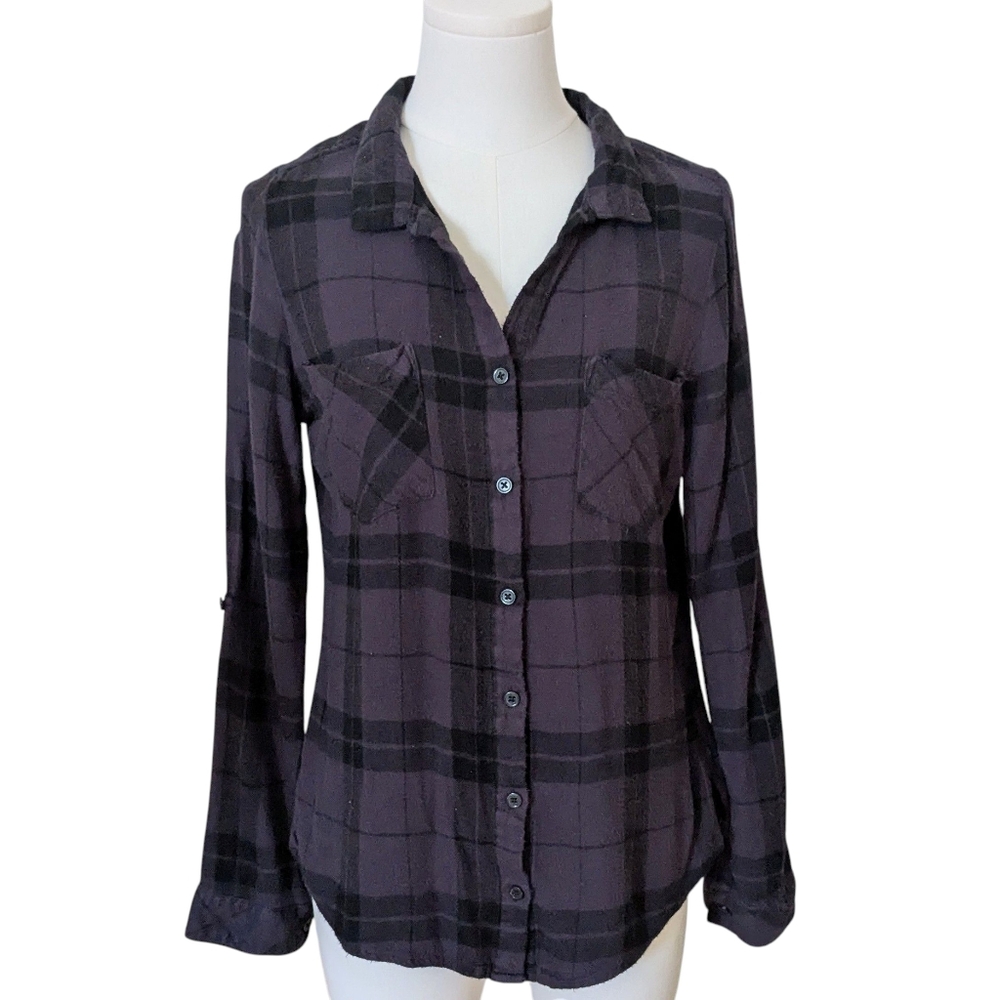 Thread & Supply Plaid Shirt Size Large